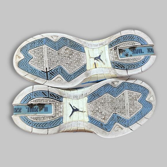 Air Jordan XX3 UNC Argyle White/Carolina Blue Men’s Sneakers - Size 8.5 - Picture 5 of 7